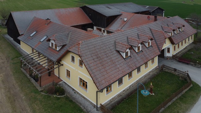 Dachreinigung Vorher-Nachher &ndash; Vorher